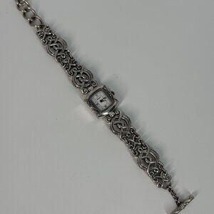 Brighton Rosalie Steel Bracelet Rope Link Design Cream Analog Dial Quartz Watch